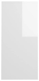 Γραφείο Notebook Γυαλ. Λευκό 102,5 x 35 x 75 εκ από Μοριοσανίδα - Λευκό