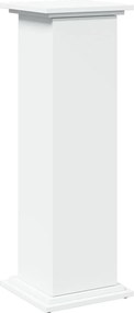 vidaXL Βάση Οθόνης με Αποθ. Λευκή 31x30x90 εκ. Επεξεργασμένο Ξύλο