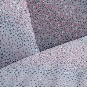 Beauty Home Σετ σεντόνια μονά με λάστιχο Martin Art 12092 105x200+30 Γκρι