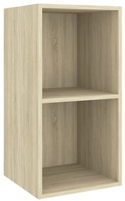 vidaXL Έπιπλα Τηλεόρασης Σετ 3 Τεμαχίων Sonoma Δρυς από Επεξ. Ξύλο