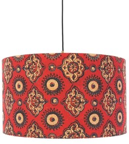 Φωτιστικό Οροφής Ajrak Red CL50202 35X22Cm MindTheGap Metal, Fabric