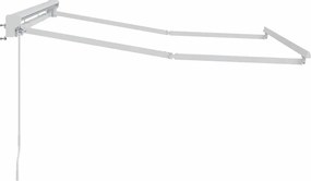 vidaXL Σκελετός Τέντας Λευκό 2,5 x 2 m Ατσάλι με Πούδρα