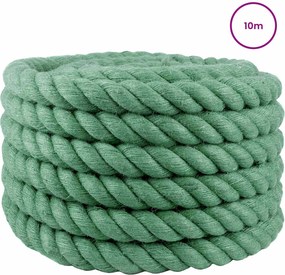 vidaXL Σχοινί Από Τζute 36 mm Πράσινο 100% Τζούτα Tossa