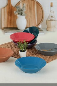 Stewehome Πιάτο Φαγητού Hitit Mixed Πολύχρωμο 18x18 cm