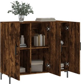 vidaXL Ντουλάπι Καπνιστή Δρυς 90x34x80 εκ. Επεξεργασμένο Ξύλο