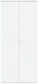 vidaXL Ντουλάπι Λευκό 80x35x180 εκ. από Επεξεργασμένο Ξύλο