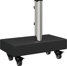 vidaXL Βάση ομπρέλας Μαύρο 45 x 25 x 45 εκ. Γρανίτης