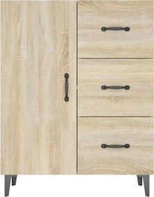 vidaXL Ντουλάπι Sonoma Δρυς 69,5 x 34 x 90 εκ. από Επεξεργασμένο Ξύλο