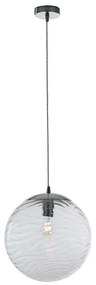 Φωτιστικό Οροφής Nereide I-NEREIDE-G-S1 TR 1xE27 Led Φ33cm 162,5cm Clear Luce Ambiente Design Glass