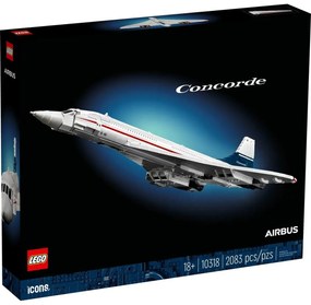 Παιχνίδι Kατασκευή Lego 10318 Concorde Λευκό 2083 Τεμάχια