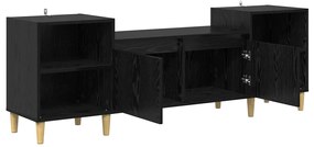 vidaXL Ντουλάπι TV Μαύρη Οξυά 160 x 35 x 55 εκ. Επεξεργασμένο ξύλο