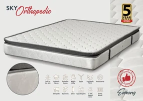 KPS ΣΤΡΩΜΑ ΜΕ ΑΝΩΣΤΡΩΜΑ SKY ORTHOPEDIC 090X190X25ΕΚ ECONOMY KPS-08.02.137-1