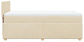 ΚΡΕΒΑΤΙ BOXSPRING ΜΕ ΣΤΡΩΜΑ ΚΡΕΜ 80 X 200 ΕΚ. ΥΦΑΣΜΑΤΙΝΟ 3286505