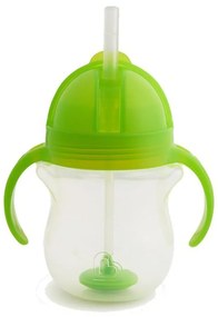 Ποτήρι Βρεφικό Με Καλαμάκι Tip &amp; Sip Cup 207ml Green Munchkin 207ml Plastic