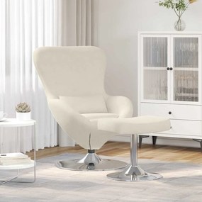vidaXL Πολυθρόνες, Ανακλινόμενες Καρέκλες & Κρεβάτια 2 pcs Κρεμ Μεσαίο