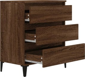 vidaXL Μπουφές Καφέ Δρυς 60x35x70 εκ. από Επεξεργασμένο Ξύλο