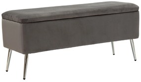 Σκαμπό με Αποθηκευτικό χώρο SILVERY 42x112