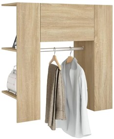 vidaXL Ντουλάπι Διαδρόμου Sonoma Δρυς 97,5 x 37 x 99 εκ. Επεξεργ. Ξύλο