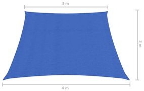 vidaXL Πανί Σκίασης Μπλε 3/4 x 2 μ. από HDPE 160 γρ./μ²