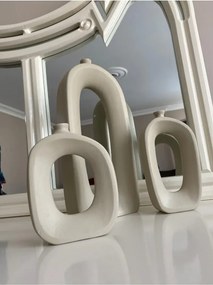 Σετ διακοσμητικών βάζων σκανδιναβικού στιλ από κεραμικό σετ 3 τεμαχίων Πολύχρωμο