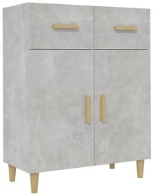 vidaXL Ντουλάπι Γκρι Σκυροδέματος 69,5x34x89 εκ. Επεξεργασμένο Ξύλο