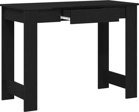 vidaXL Γραφείο Μαύρο 100x45x75 εκ. από Επεξεργασμένο Ξύλο