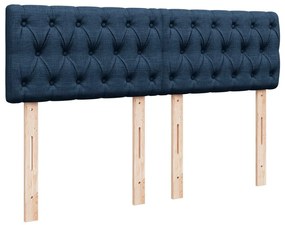 ΚΡΕΒΑΤΙ BOXSPRING ΜΕ ΣΤΡΩΜΑ ΜΠΛΕ 140X190 ΕΚ. ΥΦΑΣΜΑΤΙΝΟ 3286688