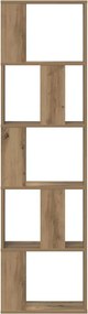 vidaXL Βιβλιοθήκη 5 Επιπέδων Δρυς 45x23,5x162,5 εκ. Επεξεργ. Ξύλο