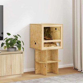 vidaXL Terrarium Καφέ 50 x 50 x 50 cm OSB