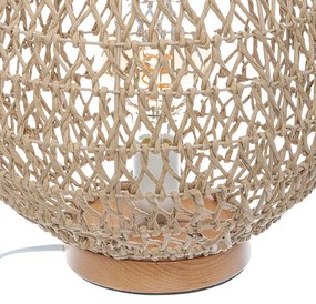 Επιτραπέζιο φωτιστικό Etel pakoworld E27 φυσικό Φ30x35.5εκ