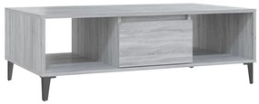 Τραπεζάκι Σαλονιού Γκρι Sonoma 103,5x60x35 εκ. από Μοριοσανίδα - Γκρι