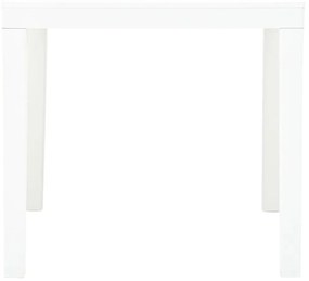 Τραπέζι Κήπου Λευκό 78 x 78 x 72 εκ. Πλαστικό - Λευκό