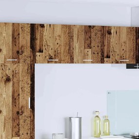 vidaXL Κρεμαστό ντουλάπι 2 pcs Παλαιό Ξύλο και Λευκό 40 x 31 x 40 εκ.