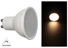Adeleq LED Λάμπα GU10 8W 230V 105 Μοιρών Ντιμαριζόμενο Θερμό 3000Κ 13-10298009