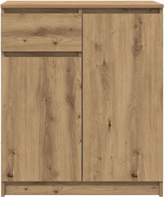 vidaXL Συρταριέρα με Συρτάρια Τεχνίτης Δρυς 71x35x84 εκ. Επεξ. Ξύλο