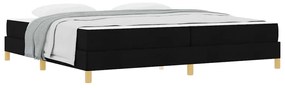 vidaXL Κρεβάτι με ελατήρια Μαύρο, Καφέ 200 x 200 cm