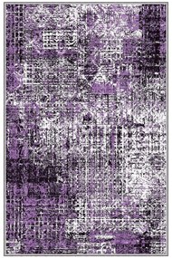 Χαλί Exfab285 593HFT1483 Purple-Black-White Conceptum Hypnose 100X200cm
