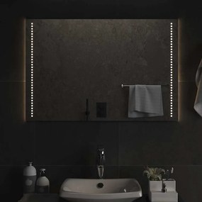 vidaXL Καθρέφτης Μπάνιου με LED 90x60 εκ.