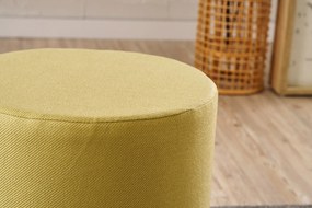 Πουφ Σκαμπό Κίτρινο BITEZ 40x40x40