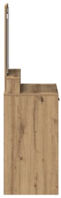 vidaXL Τουαλέτα με Συρτάρια Artisan Oak 50x41x140 εκ