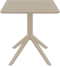 ΤΡΑΠΕΖΙ ΠΟΛ/ΝΙΟΥ 70X70X74εκ. DOVE GREY