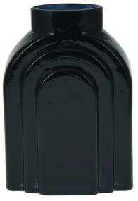 Διακοσμητικό Βάζο (12x8.3x18.5) K-M Shinny Black AAE335630