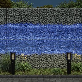 vidaXL Πέτρες Κήπου Μπλε 12 cm Γυαλί