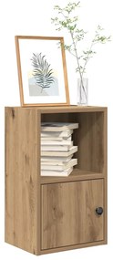 vidaXL Βιβλιοθήκη Αρτισιανή Δρυς 31x24x52 εκ. Επεξ. Ξύλο