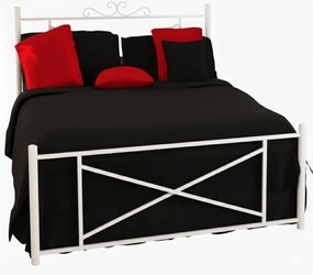 Κρεβάτι Orion-140 x 200-Leuko-Με ποδαρικό