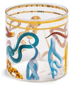 Ποτήρι Snakes 15983 8x8,5cm Multi Seletti Glass