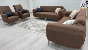 Stewehome σετ καλύμματα καναπέ με σχέδιο φύλλου 180x230 cm