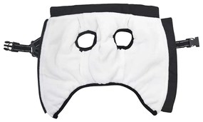 vidaXL Μπουφάν Σκύλου με ιμάντα Μαύρο L Φλις και Πολυεστέρας