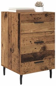 vidaXL Κομοδίνο Παλιό ξύλο 40 x 40 x 66 εκ. Επεξεργασμένο ξύλο