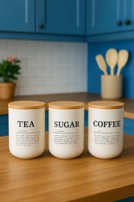 Jar Set (3 Pieces) PODIYZ1326 White